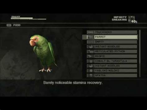 bird box metal gear|Does Anyone Know How To Locate The End's Parrot..